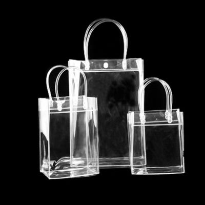Öffnen Schließung Kundenspezifische klare PVC-Verpackungstüte für transparente große PVC-Tote Geschenke Reisen