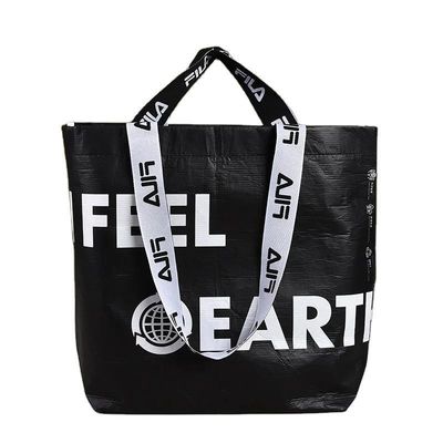 2023 Design Laminate Recyclable PP Woven Tote Bag für maßgeschneiderte Einkaufstasche Design