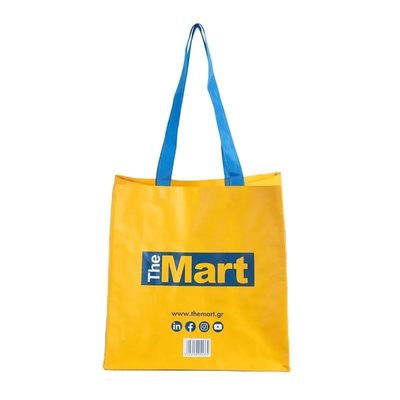 2023 Design Laminate Recyclable PP Woven Tote Bag für maßgeschneiderte Einkaufstasche Design