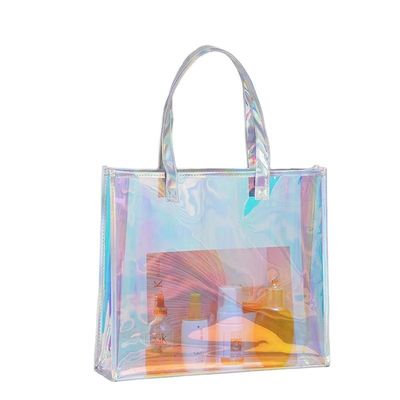 Luxus-Wasserdicht-Klar-Damen-Kosmetik-Handtasche Mache-up-Tasche mit Logo