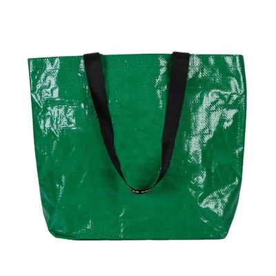angepasste Farbe Öko-freundliche PP-gewebte Laminat-Shopping-Tote-Taschen mit individuellem Logo