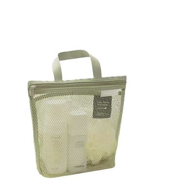 Customized Mesh Toilettenbeutel Leichtgewicht Nettobeutel Kleines Nylon-Gitter für Badezimmer-Speicher