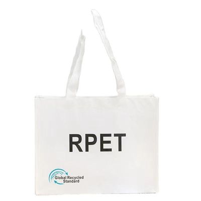 RPET-Tote-Tasche mit individuellem Logo-Druck und umweltfreundlichem Material