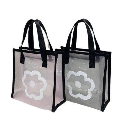 Zeichentrickmuster Wiederverwendbare Eco Mini Tote Bag Custom Printed Polyester Nylon Mesh Einkaufen