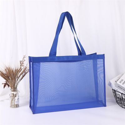 Handheld Style Großkapazität Mesh Shopping Tote Bag mit Custom Logo und angepasst