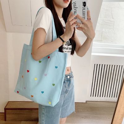 Handtasche aus gestrickter Leinwand für Frauen mittelgroße, langlebige Handtasche