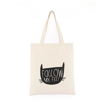 Fashion Canvas Shoulder Tote Bag mit Custom Logo Einkaufstasche für das tägliche Schulleben