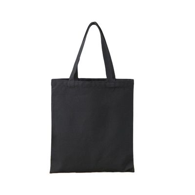 Custom wiederverwendbare Einkaufstaschen aus Leinwand, Baumwoll-Tote-Taschen mittlere Größe mit umweltfreundlichem Design