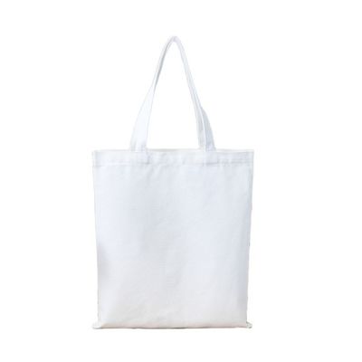 Custom wiederverwendbare Einkaufstaschen aus Leinwand, Baumwoll-Tote-Taschen mittlere Größe mit umweltfreundlichem Design