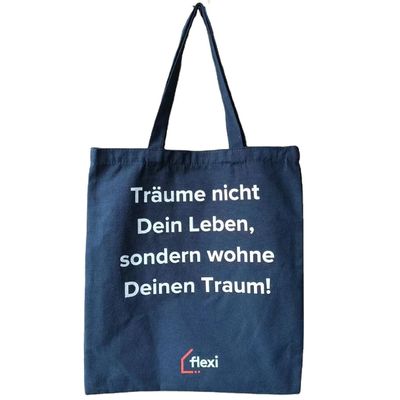 Customized Farbe Shopping Leinwand Tote Tasche mit personalisiertem Druck und Handled Stil
