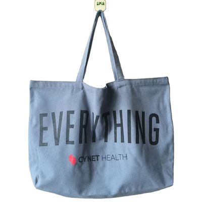 Mehrfachverwendbares, maßgeschneidertes, umweltfreundliches, recyceltes, reines, organisches Baumwolleinwandtote mit Logo