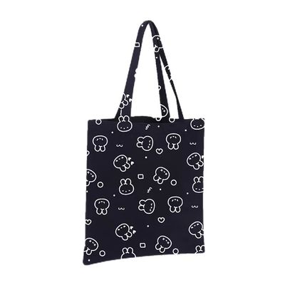 Briefdruck Bio-Leinwand Baumwolle Lebensmittel Shoulder Tote-Tasche für Wiederverwendbare Werbung
