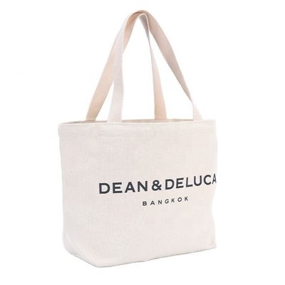 Stoff Leinwand Öko-freundlich Wiederverwendbar Designer Shopping Tote Tasche Mit Custom Logo gedruckt