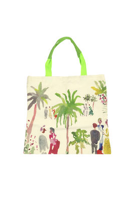 Stoff Leinwand Öko-freundlich Wiederverwendbar Designer Shopping Tote Tasche Mit Custom Logo gedruckt