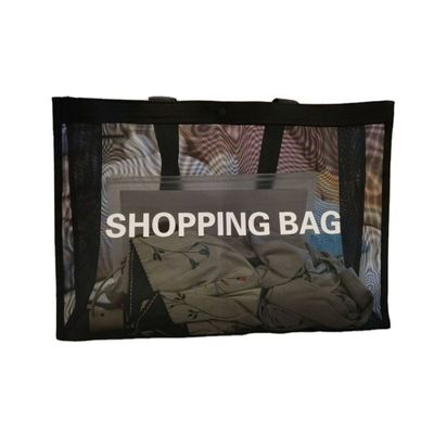 Maschen-Einkaufstüte Sommer Großkapazität Umwelt-Strandtasche Fitnessstudio Yoga Schulter-Tote-Tasche