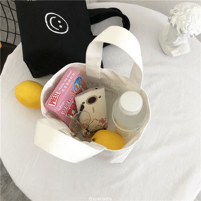 Handgeführter Stil täglich einkaufen Schultertote Tasche für Frauen und Mädchen anpassbares Logo