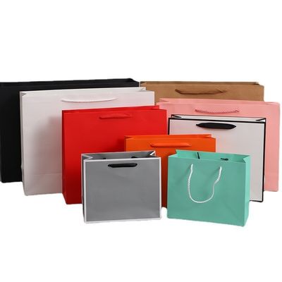 Handgestaltetes Custom Private Logo Druck schwarzes Papier Tote Bag für personalisierte Geschenk