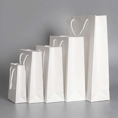 Handgestaltetes Custom Private Logo Druck schwarzes Papier Tote Bag für personalisierte Geschenk