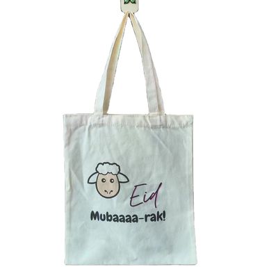 Maßgeschneiderte Umweltschonende einfache Leinwand-Tote-Einkaufstüte mit recyceltem Material