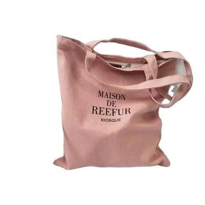 Tägliche Schulzeit Custom Medium Organic Cotton Canvas Tote Bag für den wiederverwendbaren Einkauf