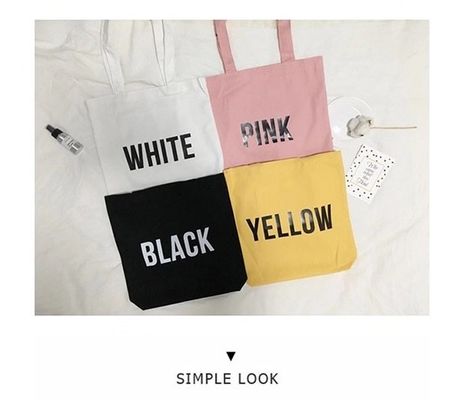 Tägliche Schulzeit Custom Medium Organic Cotton Canvas Tote Bag für den wiederverwendbaren Einkauf