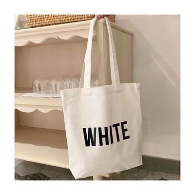 Tägliche Schulzeit Custom Medium Organic Cotton Canvas Tote Bag für den wiederverwendbaren Einkauf