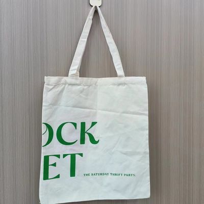 Personalisierte Baumwoll-Tote-Tasche für das tägliche Schulleben und umweltfreundlich