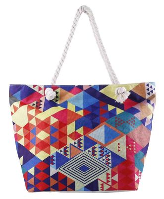 Leinwand Große einfache wiederverwendbare Einkaufstüte Beach-Tasche mit neuesten modischen Stil