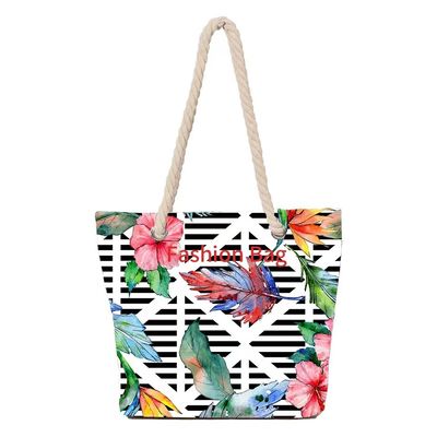Leinwand Große einfache wiederverwendbare Einkaufstüte Beach-Tasche mit neuesten modischen Stil