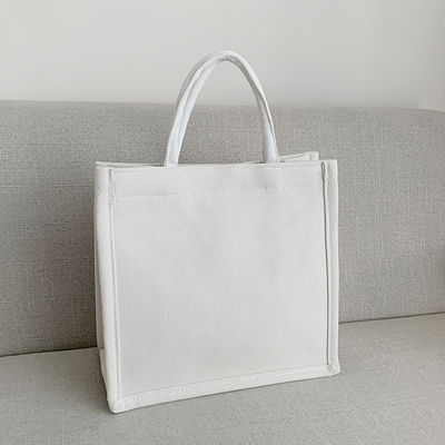Gemachte Eco-Shopping-Tasche Leinwand-Messenger-Tasche Baumwolle-Tote-Geschenktasche mit großer Kapazität