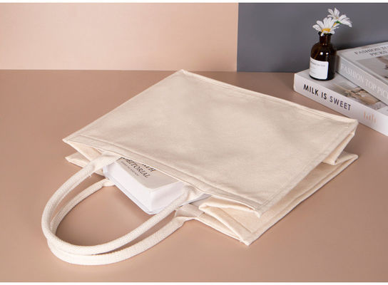 Dauerhafte, benutzerdefinierte Logo, wasserdichte, laminierte, Baumwollwäsche, Tote-Tasche für den Einkauf