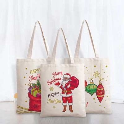 Personalisierte Öko-Tasche Custom Öko-Muster-Taschen recycelt Farbig 100% Baumwolle Tasche Leinwand Tote