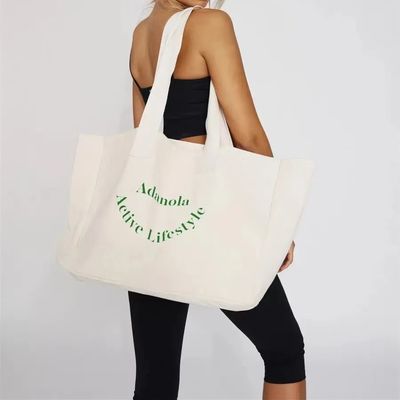 Custom Printed Logo Custom Eco Beach Tote Bag mit Handled Style und OEM/ODM akzeptiert