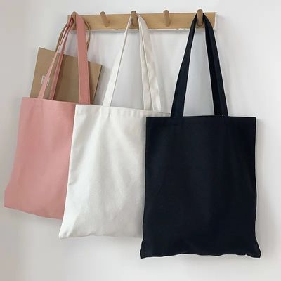 12oz Original Baumwolle Leinwand Plain Tote Bag mit individuellem Logo Eco Friendly Totebag