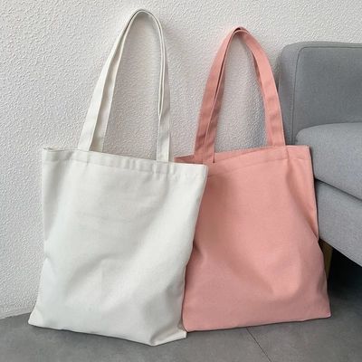 12oz Original Baumwolle Leinwand Plain Tote Bag mit individuellem Logo Eco Friendly Totebag