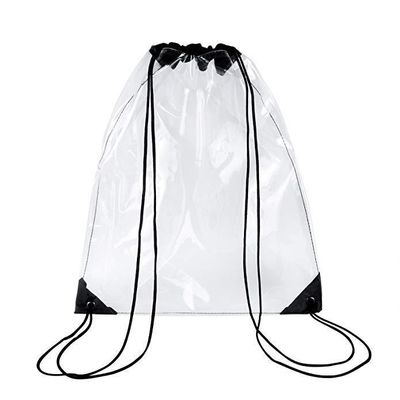 Besonders gedruckte wasserdichte, transparente PVC-Rücksack, Schnürsack, Tasche für Geschenke