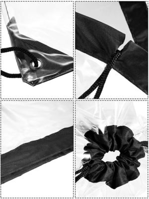 Besonders gedruckte wasserdichte, transparente PVC-Rücksack, Schnürsack, Tasche für Geschenke