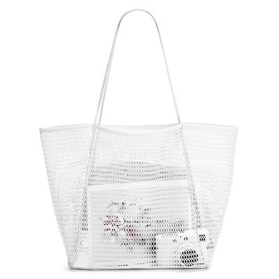 Custom Große Personalisierte Strandnetz Tote Tasche Handgriff Stil für einen lustigen Tag am Strand