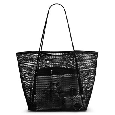 Custom Große Personalisierte Strandnetz Tote Tasche Handgriff Stil für einen lustigen Tag am Strand
