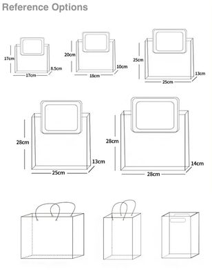 PVC-Shopping-Tote-Tasche für mittlere Größe in individueller Farbe und individueller Gestaltung