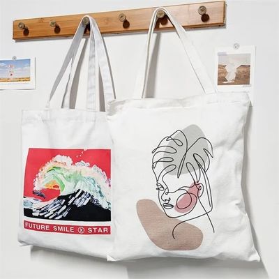 Maßgeschneiderte und umweltfreundliche Tote-Taschen aus Leinwand für das tägliche Schulleben von Frauen