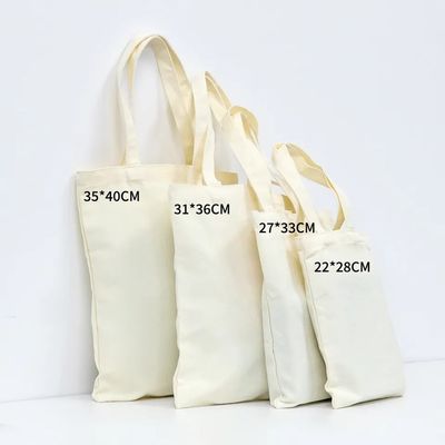 Custom Canvas Tote Bag Akzeptabel OEM/ODM Feste Farbe Anpassbares Schriftmuster
