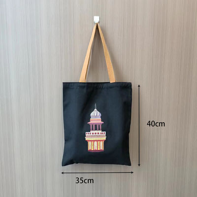 Custom Canvas Tote Bag Akzeptabel OEM/ODM Feste Farbe Anpassbares Schriftmuster