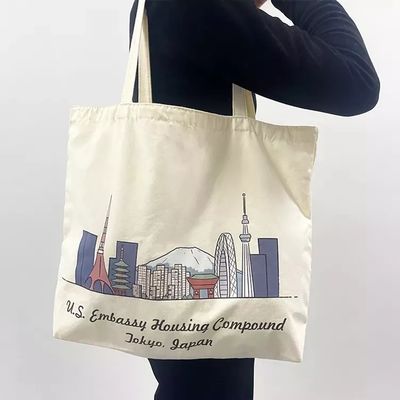Mehrfachverwendbare Leinwand-Tote-Taschen - kundenspezifische Geschenke für nachhaltige und ökologische Marken