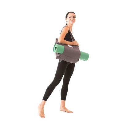 Individuelle Farbe Umweltschonende Baumwolle Leinwand Yoga Matte Tasche für umweltbewusste Yogis