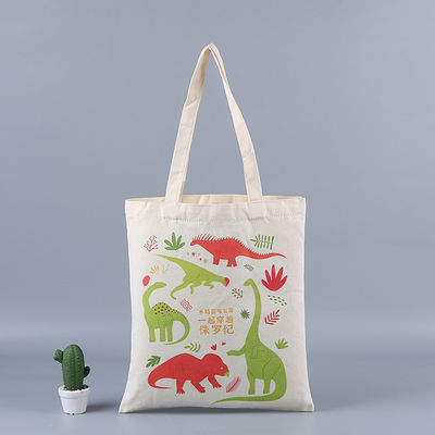 Custom Logo Eco Blank Einkaufstüte Bio Baumwolle Leinwand Tote mit individueller Farbe