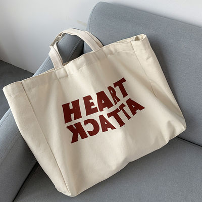 2022 Fashion Custom Women Canvas Tote Bag für den Einkauf mit umweltfreundlichem Material