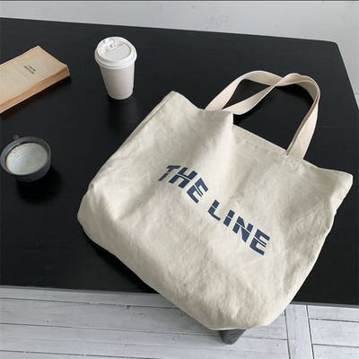 Alltägliches Schulleben Öko-freundliche, kundenspezifische Leinwand-Tote-Tasche mit individuellem Logo-Druck