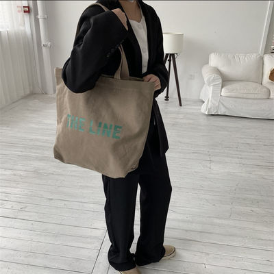 Alltägliches Schulleben Öko-freundliche, kundenspezifische Leinwand-Tote-Tasche mit individuellem Logo-Druck