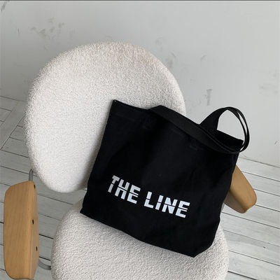 Akzeptable OEM/ODM-Briefdruck-Baumwoll-Tote-Tasche für hohe Nachfrage